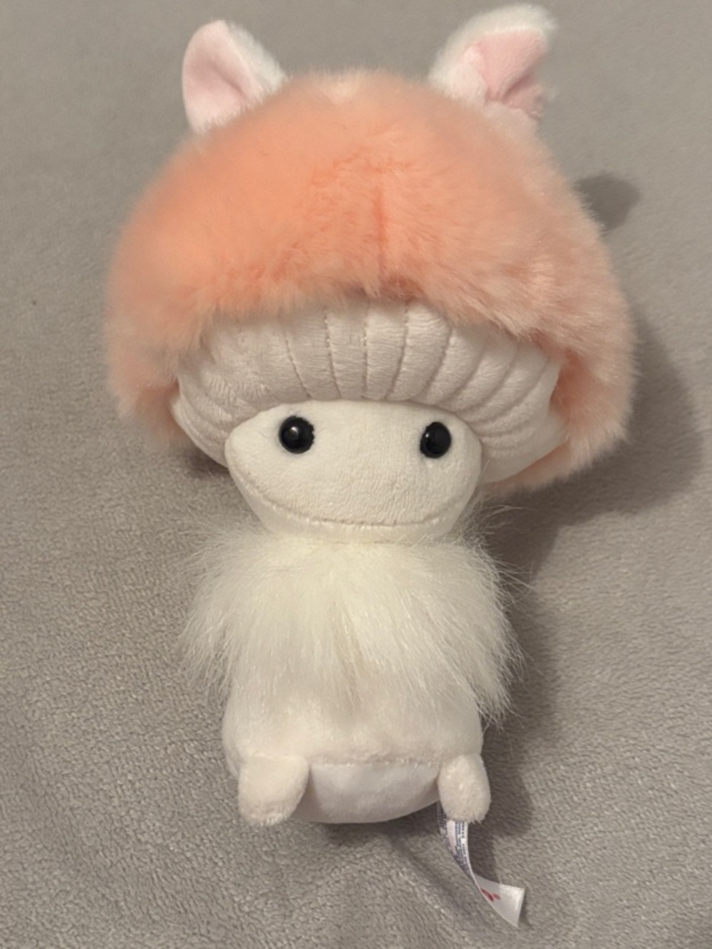 Fungi Friends Aurora Plush Mushroom Character Stuffed Animal - Pink and White